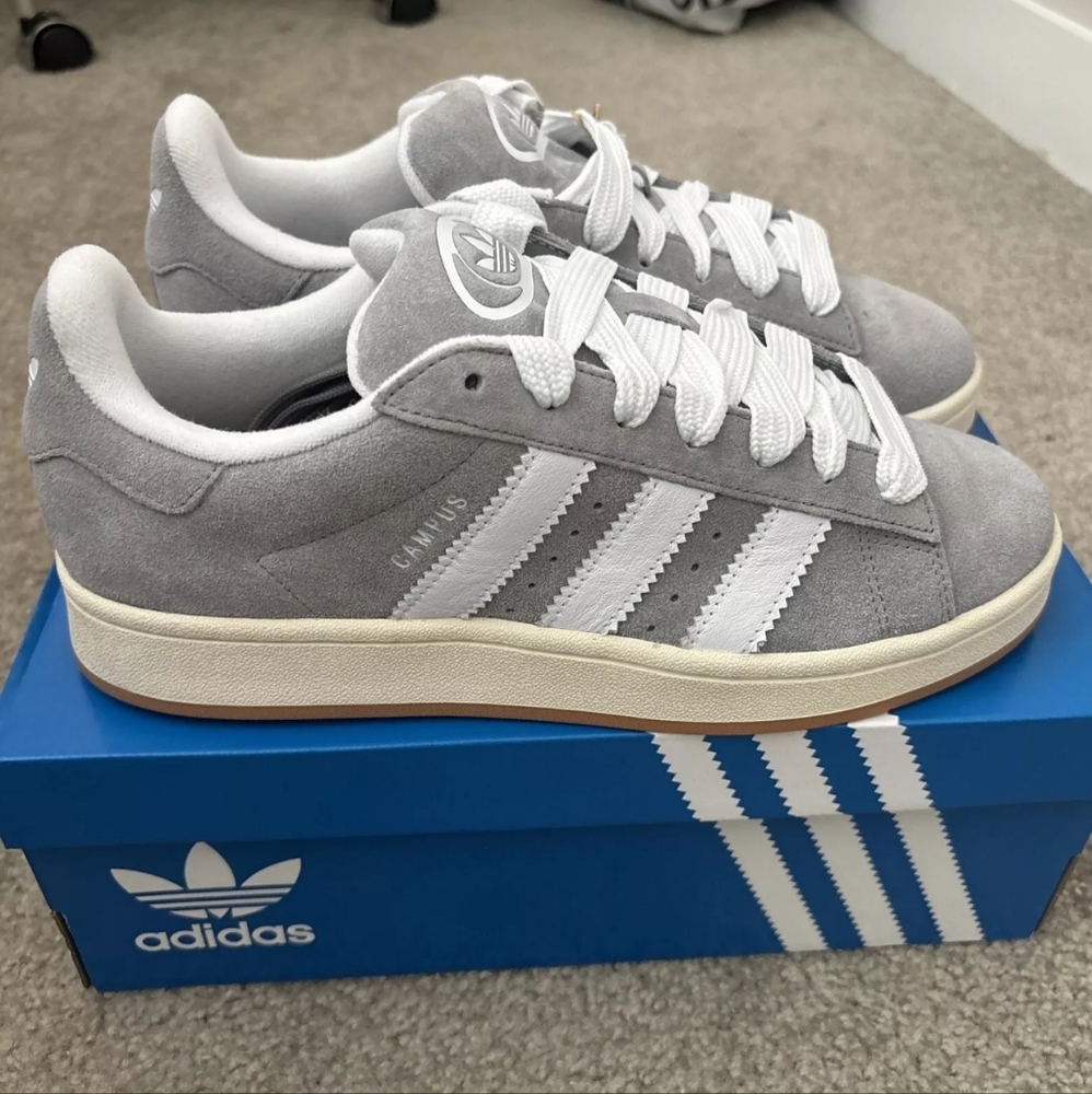 Unisex Adidas Campus 00s Grey White Gum New With Box